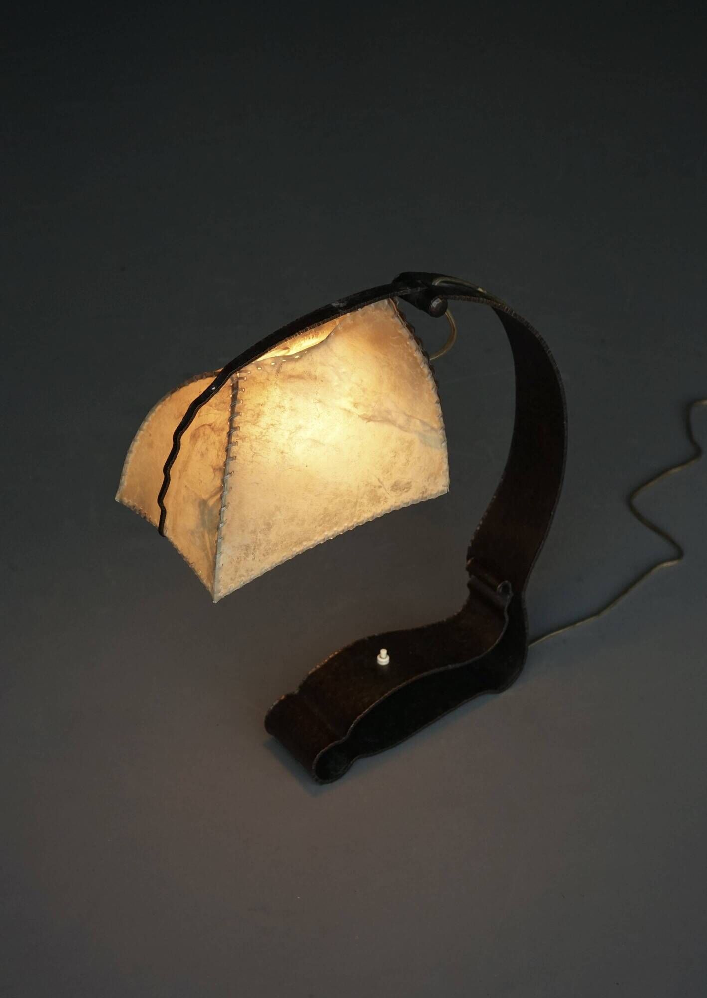 Amsterdam School Art Deco Desk Lamp. 1920s