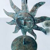 Sun candle holder