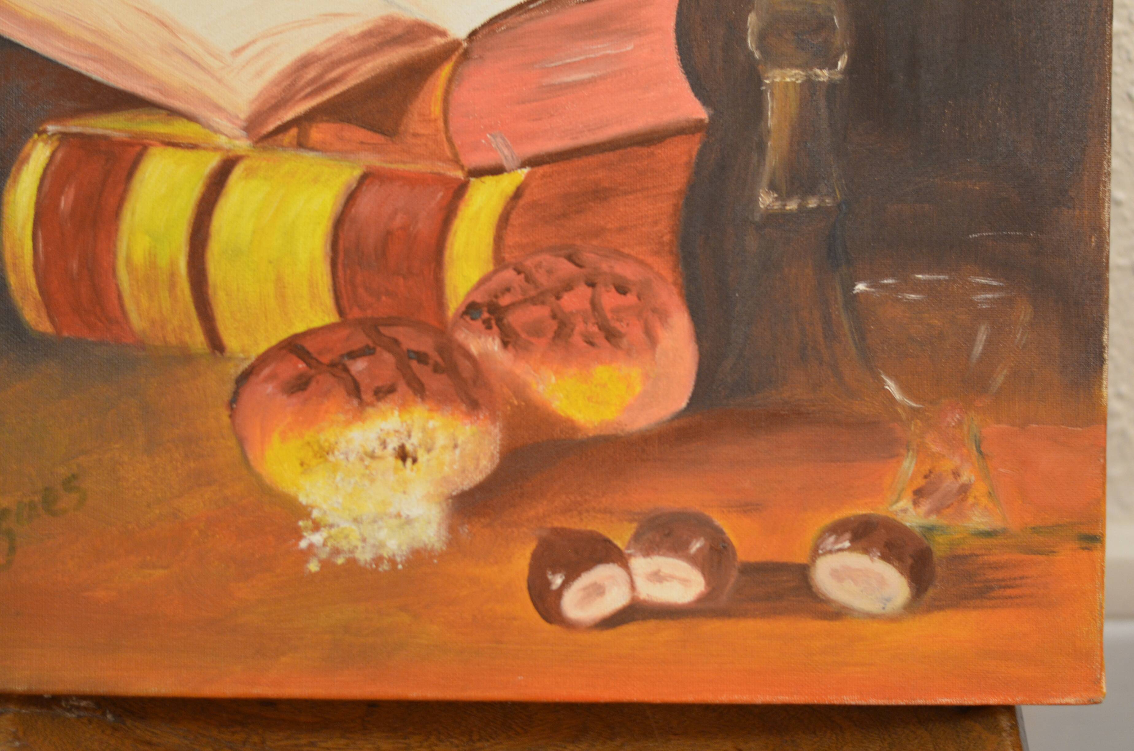 Still life with chestnuts