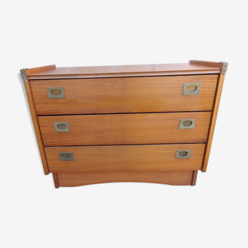 Commode vintage en teck scandinave