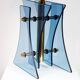 Lampe italienne, piètement en verre, années 60