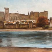The Avignon Bridge, signed L. Baudoin, 1971