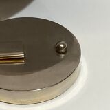 Pair of UFO Art Deco style desk or table lamps by Disderot for Soka, France 1970s