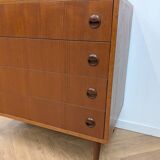 Vintage Scandinavian teak chest of drawers