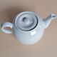 Old Pillivuyt teapot in white porcelain