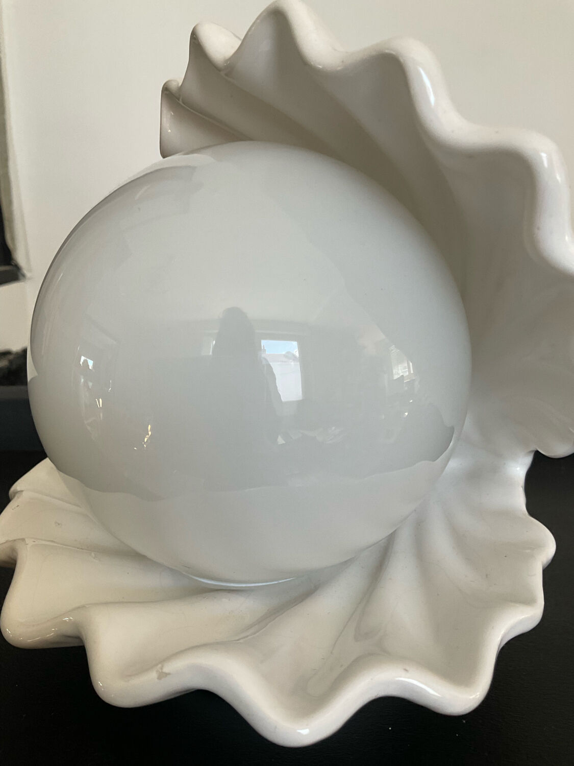 Vintage shell lamp 70s-80s