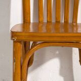 Set of antique bistro chairs (circa 1920). Set of 2 pieces, no. 5