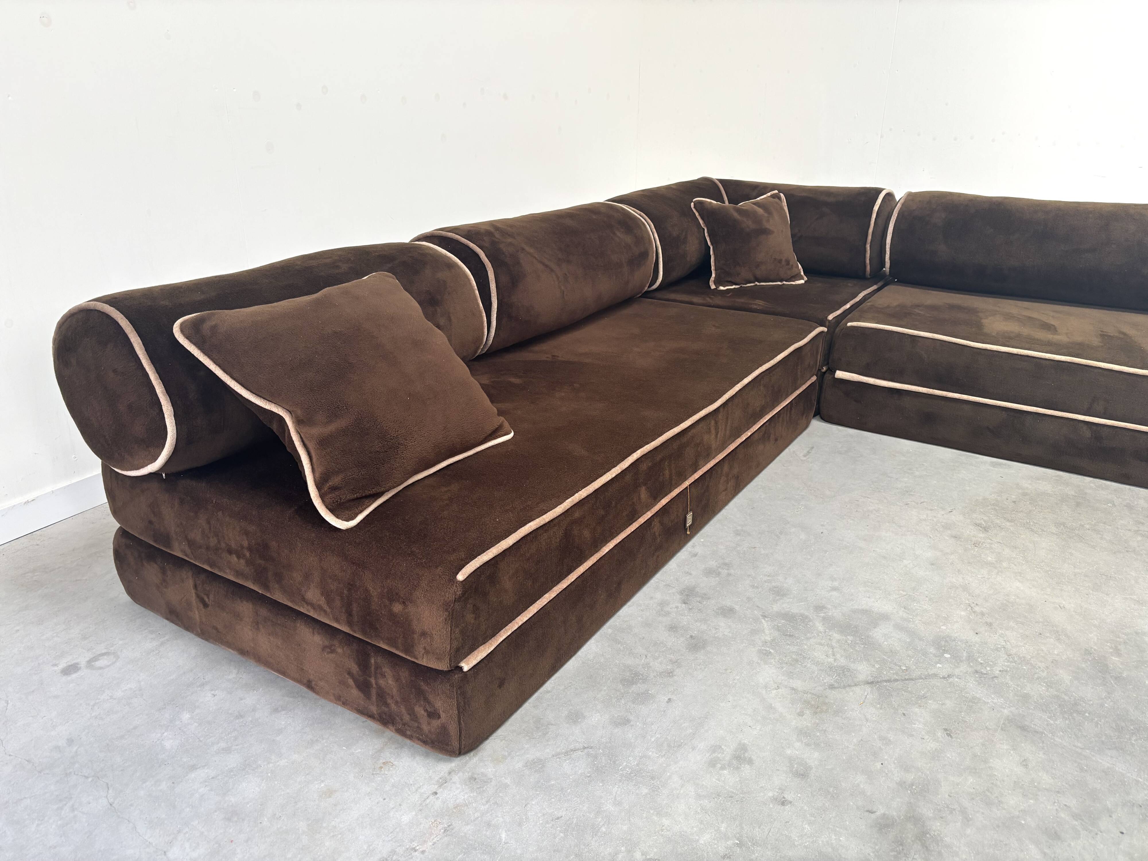 Ensemble de salon modulaire par RUF International, années 1970