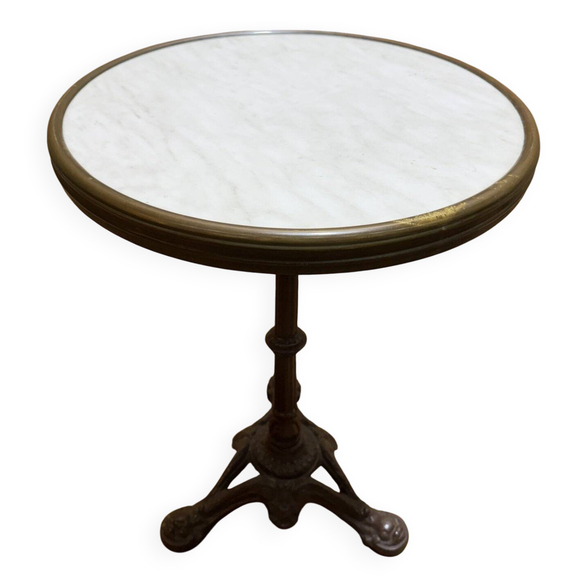 Table - Bistro side table in faux marble