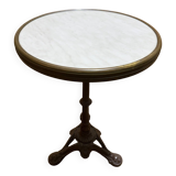 Table - Bistro side table in faux marble