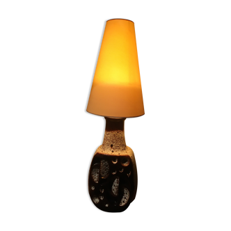 Lampe de sol "fat lava" par Hustadt Leuchten années 70