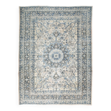 8x11 Rug For Living Room Navy Blue Antique Persian Rug, 260x343Cm