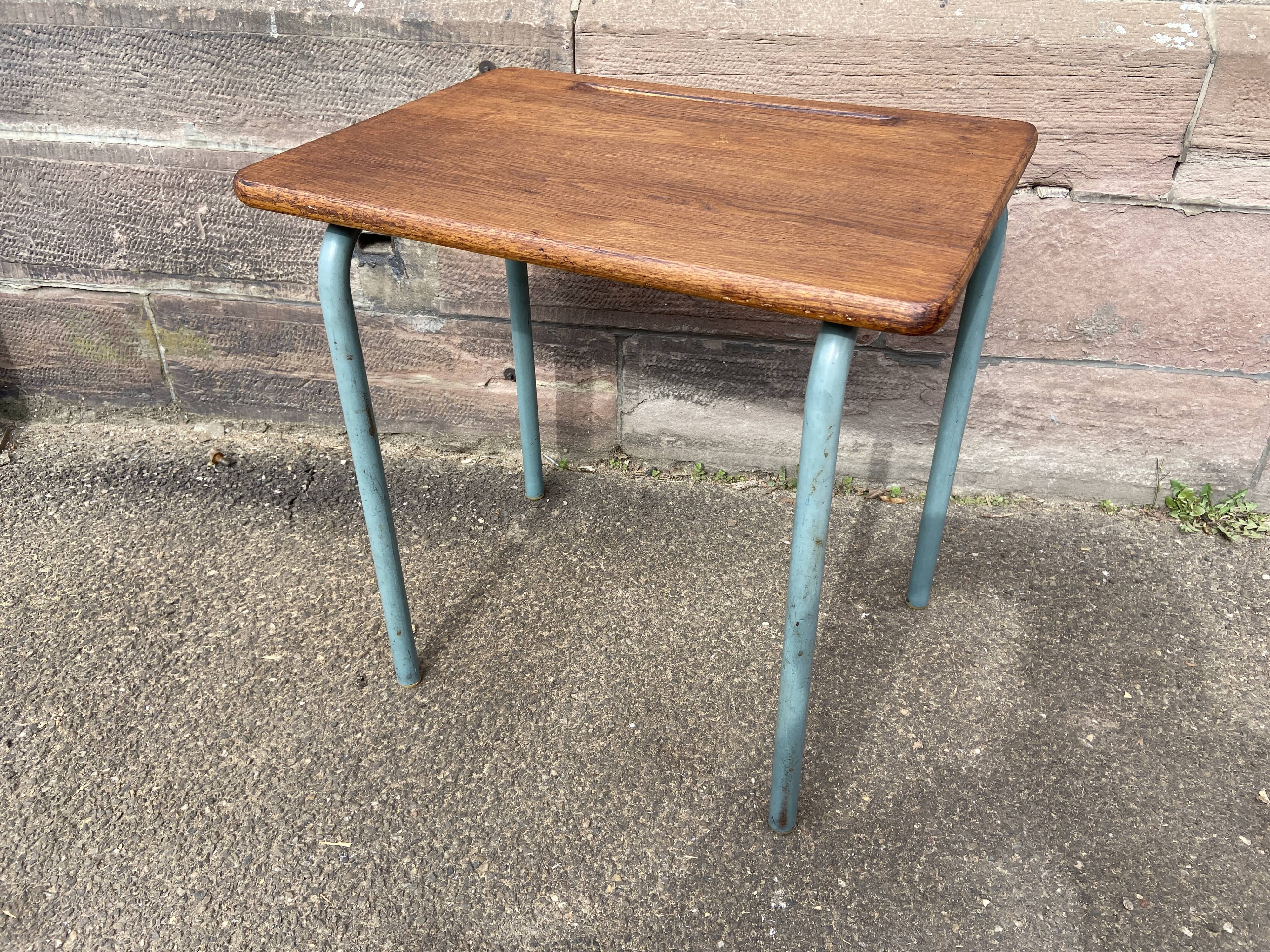Small vintage kindergarten desk