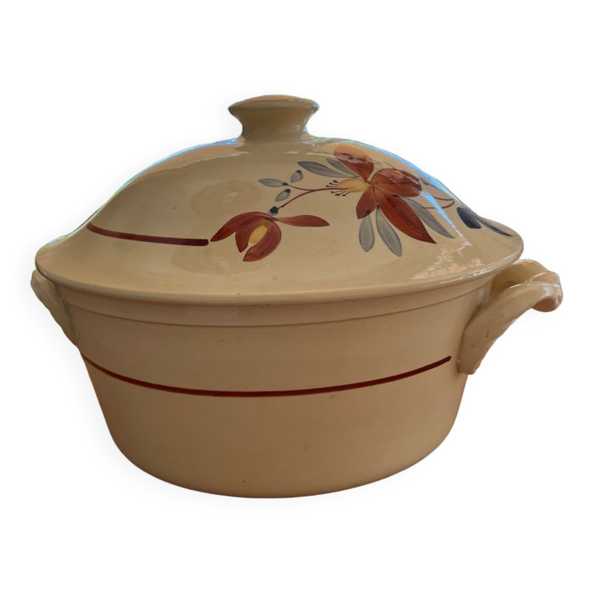 Digoin earthenware tureen