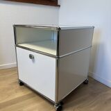 USM Haller low unit in Pure White