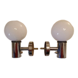 Appliques opalines et chrome