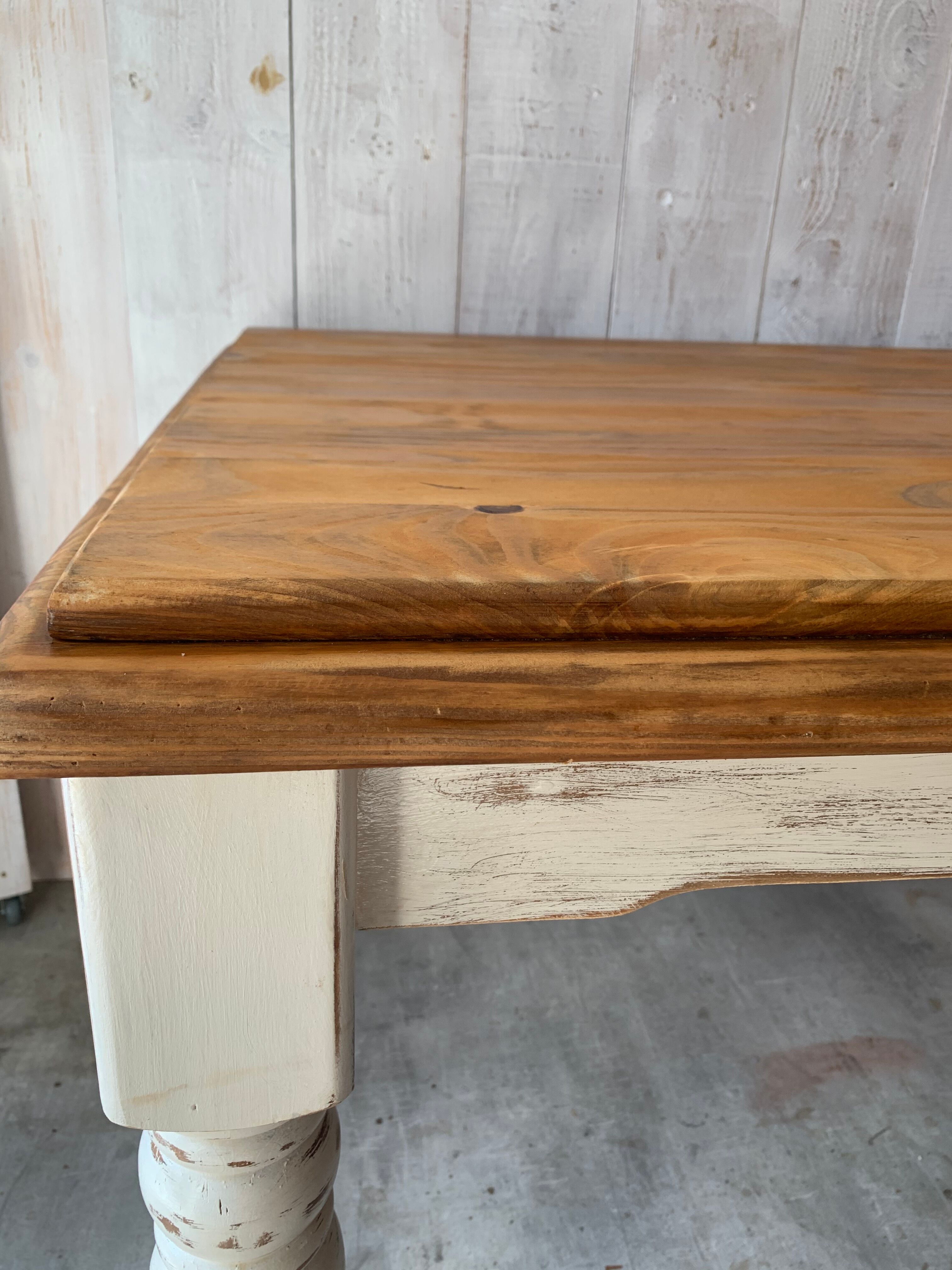 Large shabby chic table