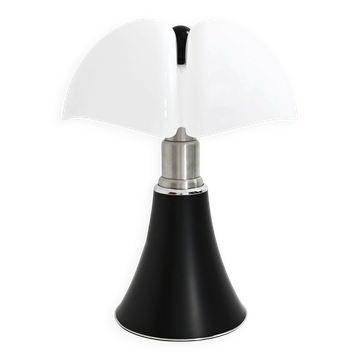 Black "Pipistrello" table lamp by Gae Aulenti for Martinelli.