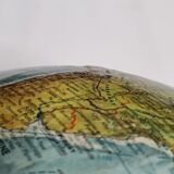 Globe in relief, Scan-Globe Denmark, gyroscope, 30 cm