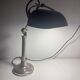 1930s vintage lamp Pirouett Art Deco black opaline - 45 cm