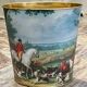 Massilly silkscreened sheet metal paper basket