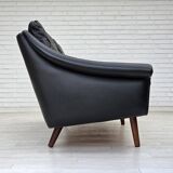 1960s, Danish design by Aage Christensen, 3-seater sofa, leather.