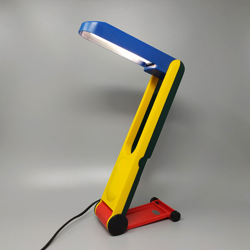 1980s Gorgeous Table Lamp by Benetton. Made in Italy