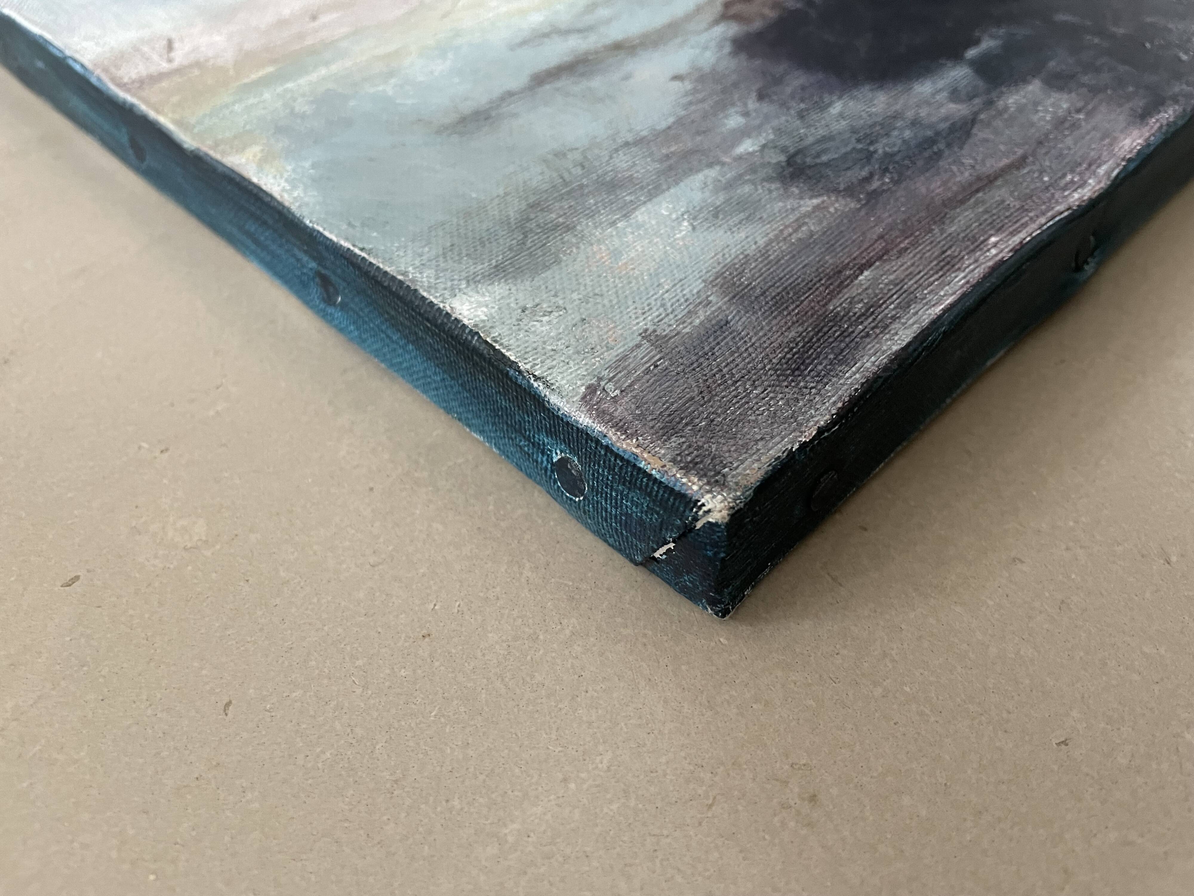 Abstract painting on canvas