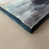 Abstract painting on canvas