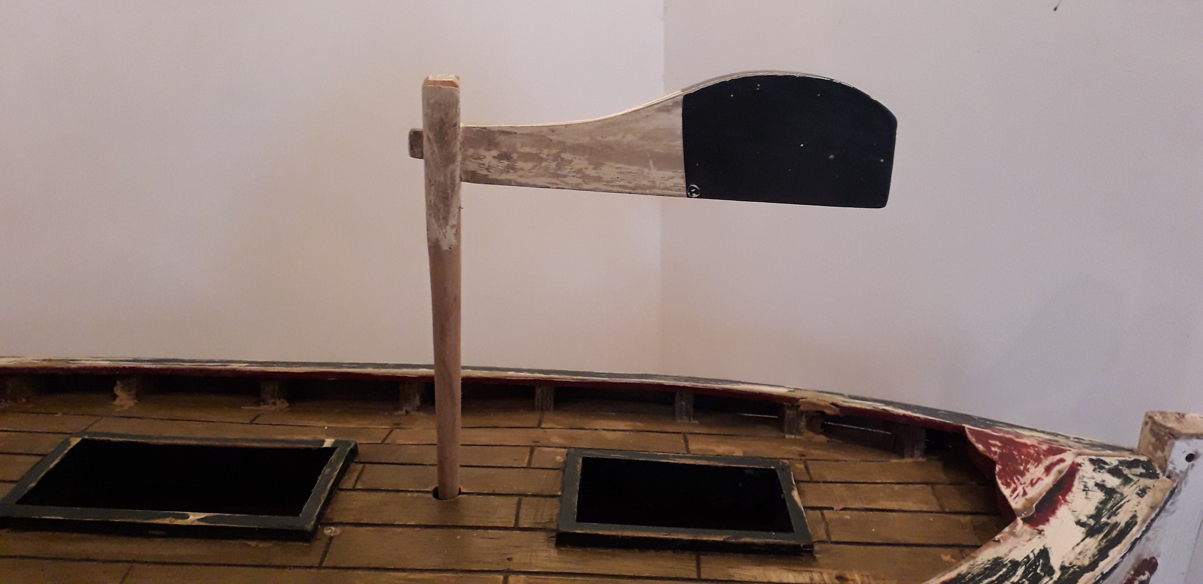 Old wooden ship model