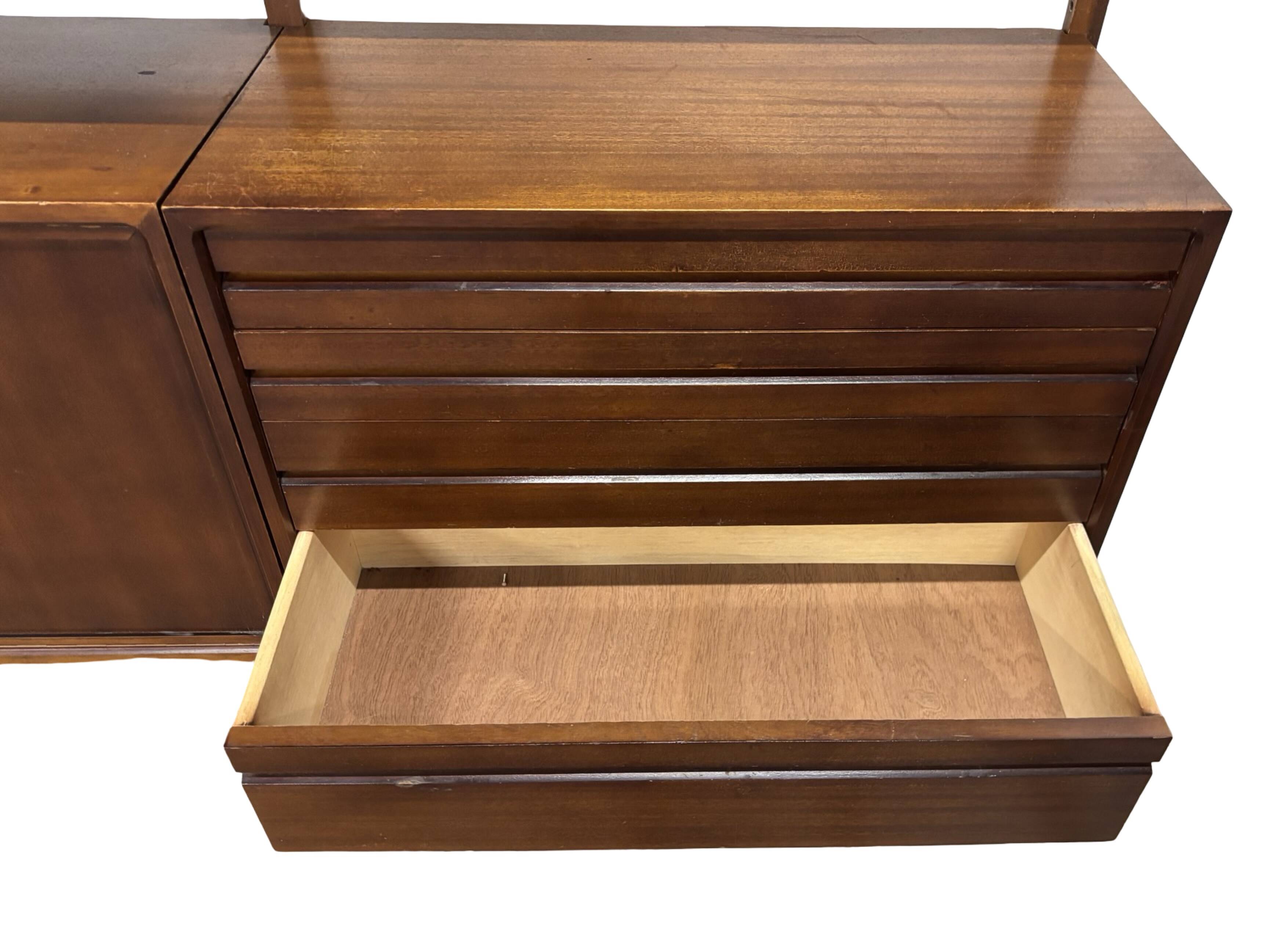 Vintage Poul Cadovius Royal System wall system wall unit