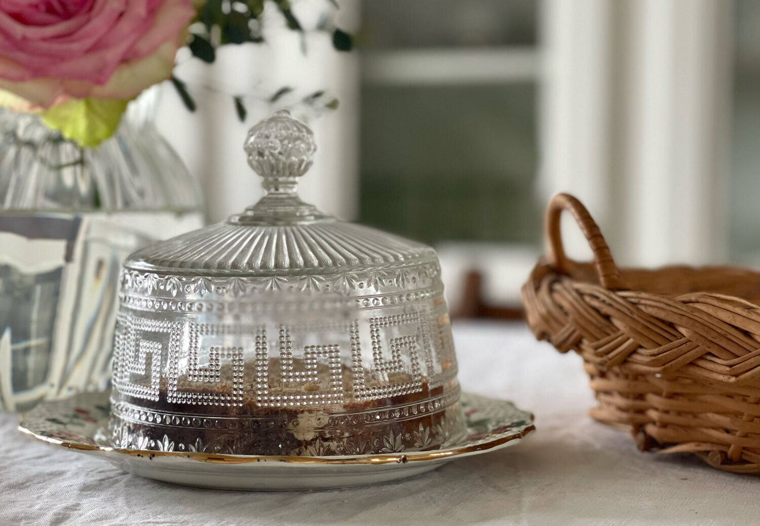 Art deco crystal bell