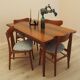 Set of four teak chairs, Danish design, 1970s, made in Denmark