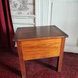 Wooden chest stool