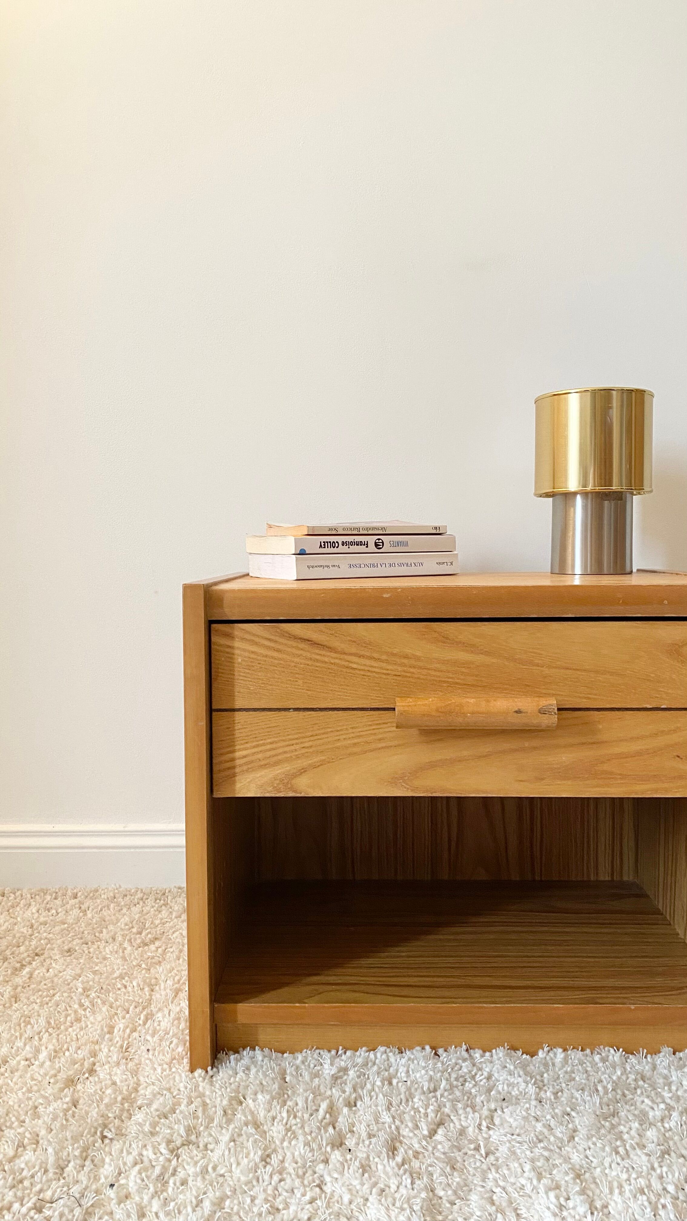 Vintage bedside table