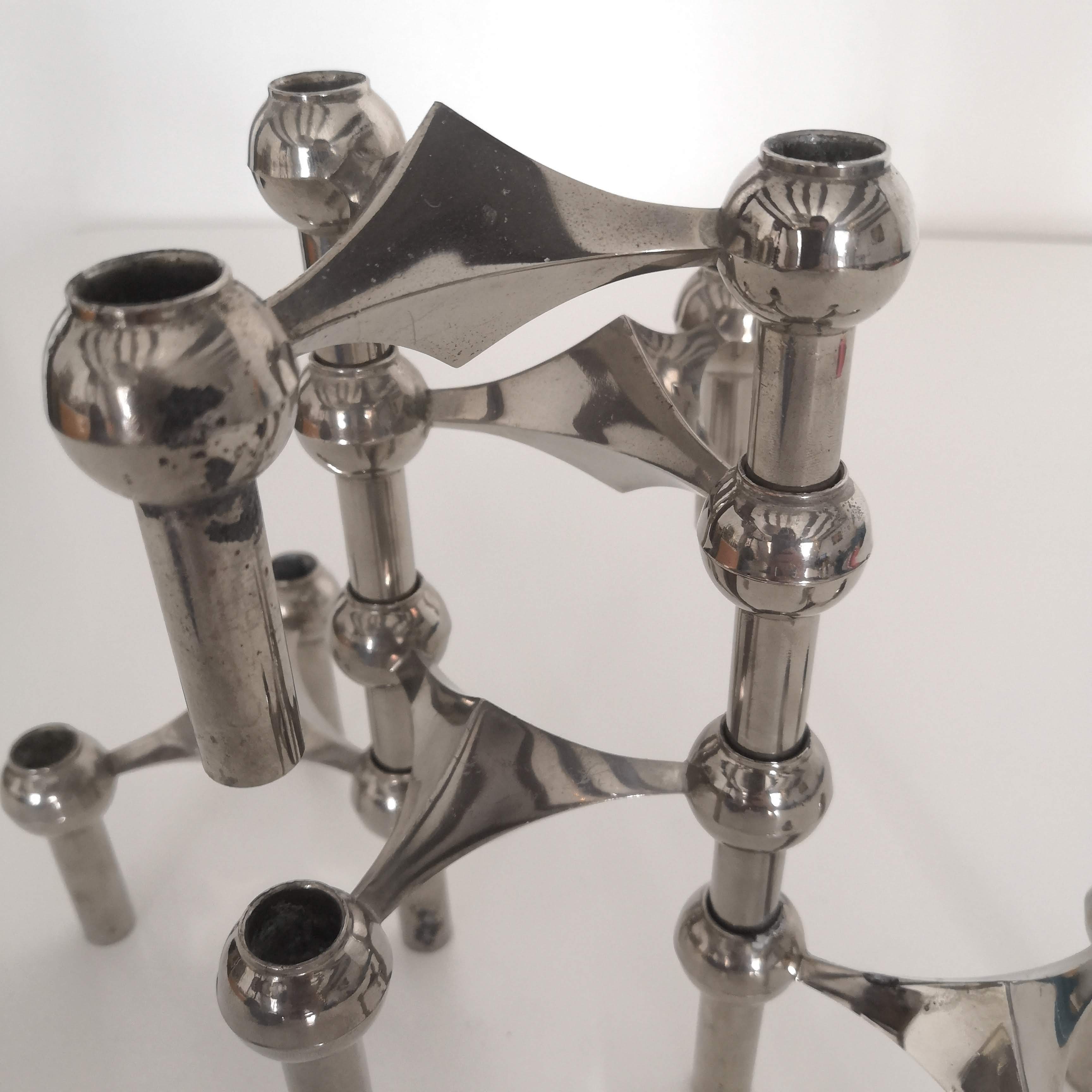 5 Nagel modular candle holders