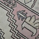 Handmade wool Oushak rug sku 3551