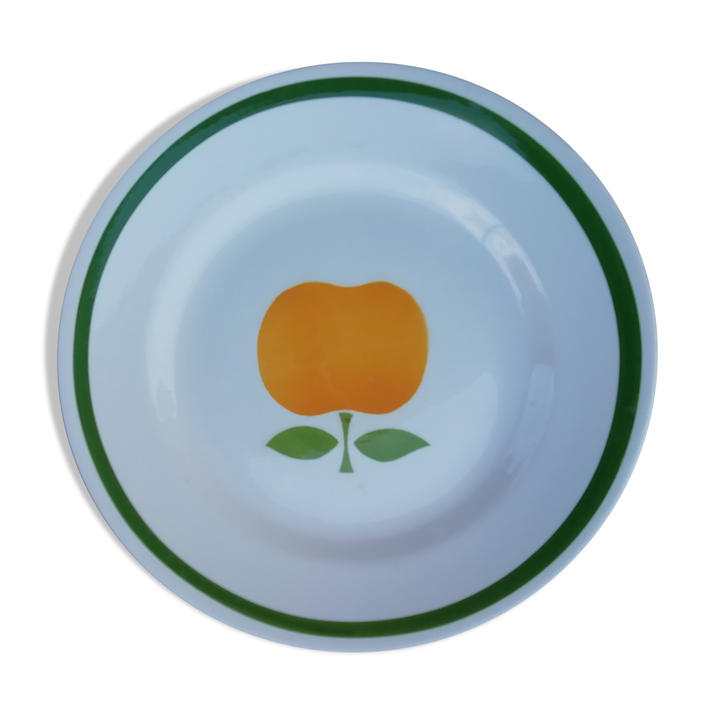 Round apple dish