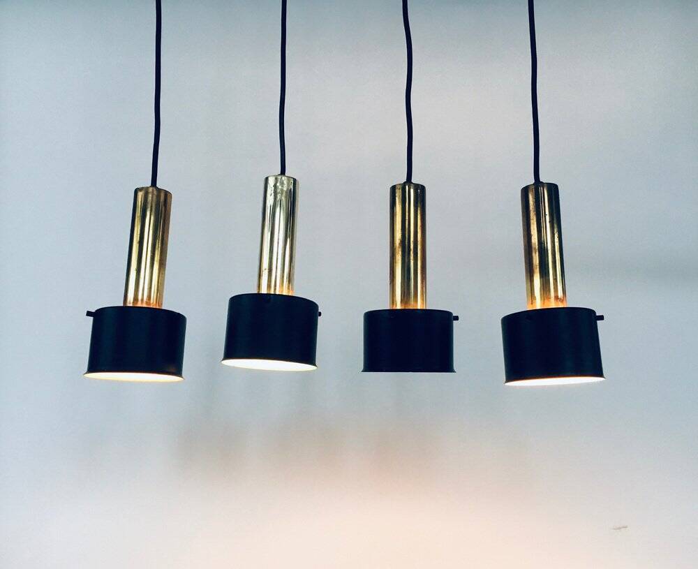 Italian pendant lamps, Italy, 1960s, set of 4