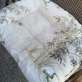 4 vintage rattan armchairs