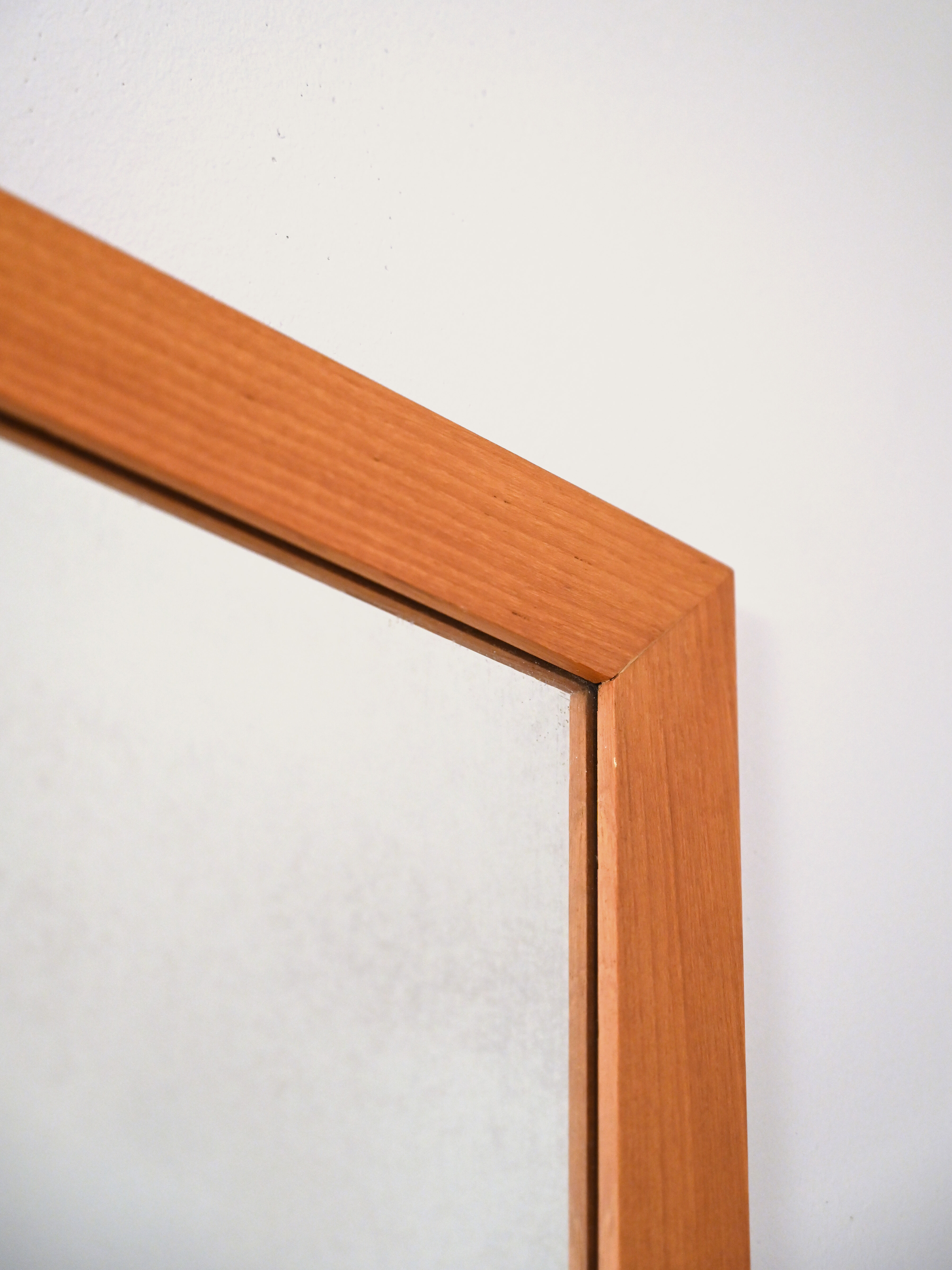 Rectangular modern antique mirror, 123x51 cm