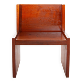 Brutalist Solid Bench, Side Chair, 1960s, Belgium