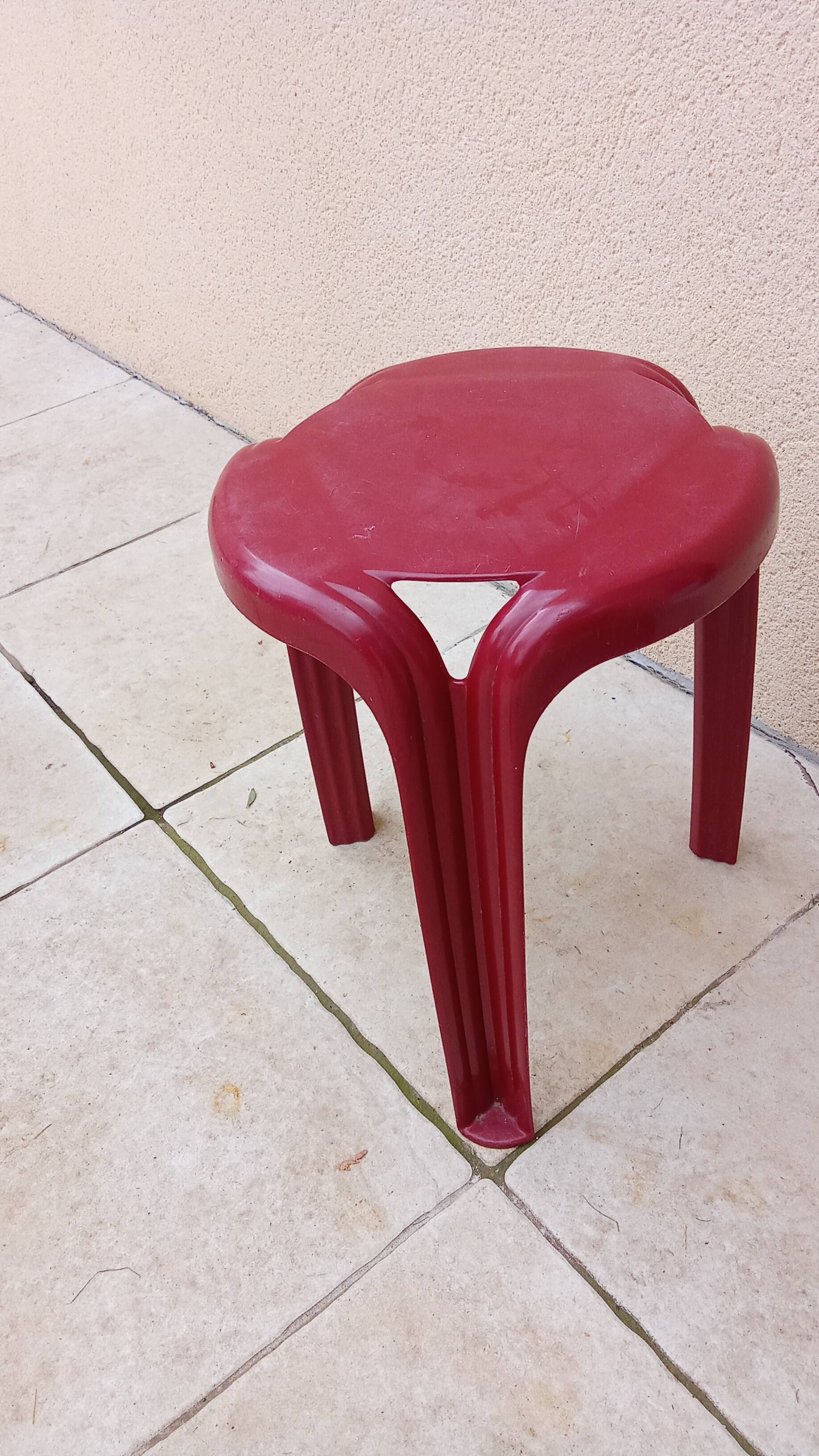 Stamp stool by henry massonnet vintage