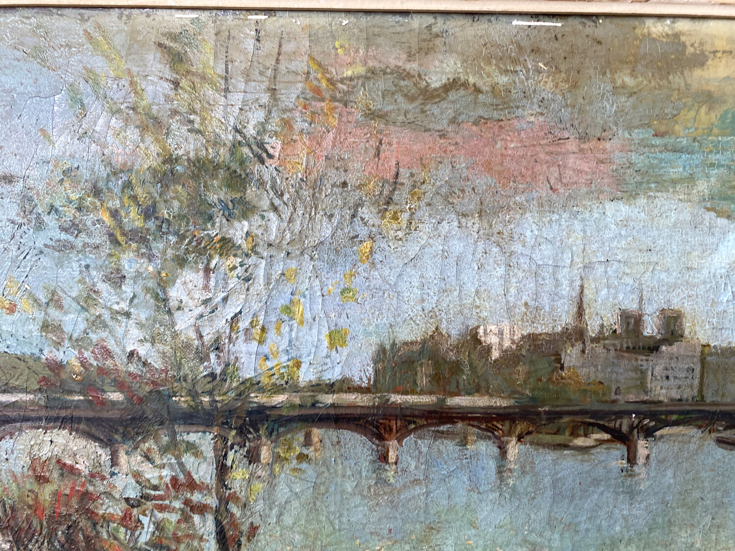 Landscape of Paris and the Seine