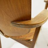 Pair of Mid-century plywood beech chairs - Ilmari Tapiovaara style plywood Chairs