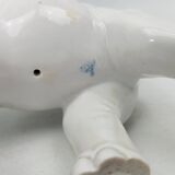 Capodimonte éléphant en céramique  18-19ème (oreilles cassé)