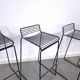 Set 4 x Zwarte HAY barkruk, Hee Welling