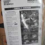 Jouet ancien Bricopano n°2, kit construction camion remorque