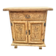 small wooden sideboard with 2 doors
