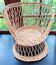 Rattan children's armchair